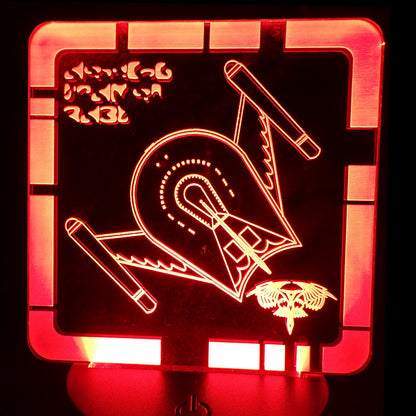ROMULAN BIRD OF PREY (TOS) - Plaque LED
