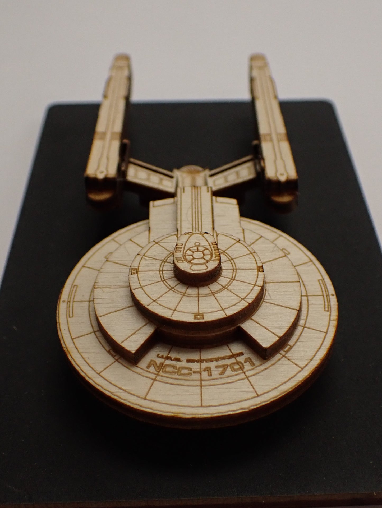 USS Enterprise (SNW) - Wood Mini Plaque