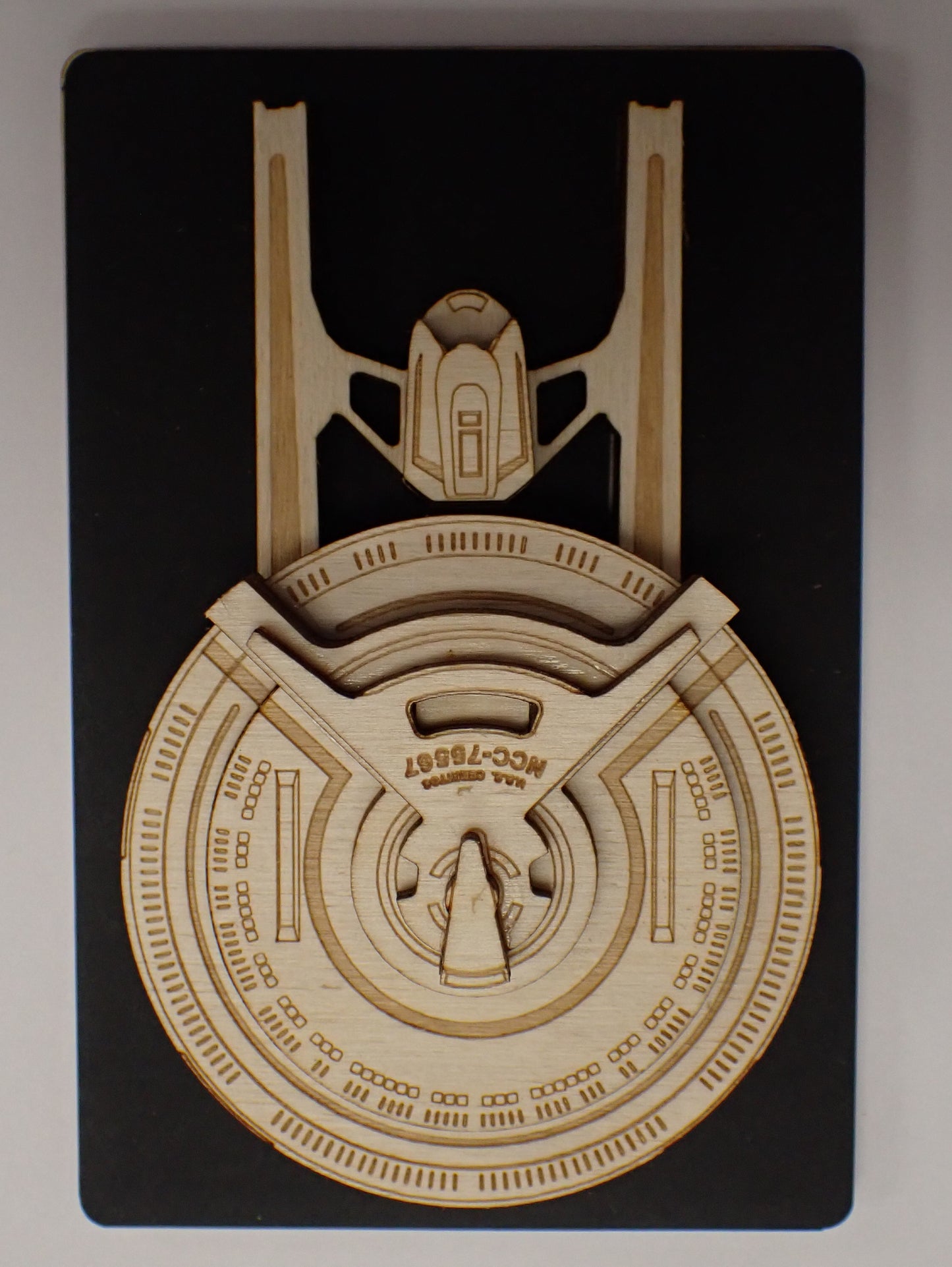 USS Cerritos - Wood Mini Plaque