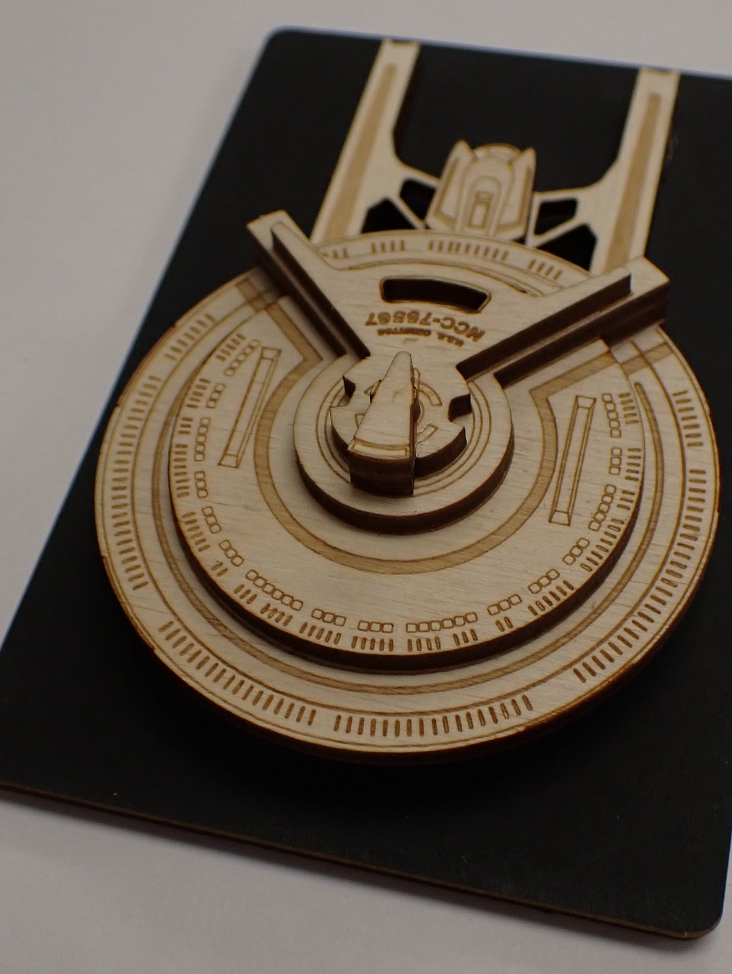 USS Cerritos - Wood Mini Plaque