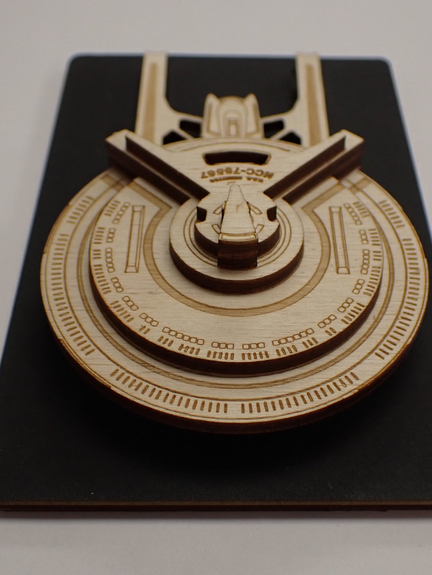 USS Cerritos - Wood Mini Plaque