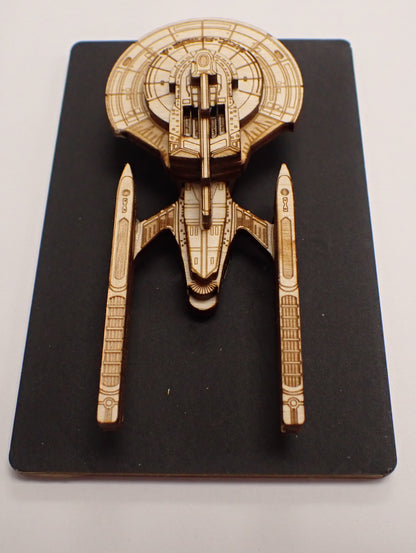 USS Titan-A - Wood Mini Plaque