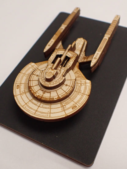 USS Titan-A - Wood Mini Plaque