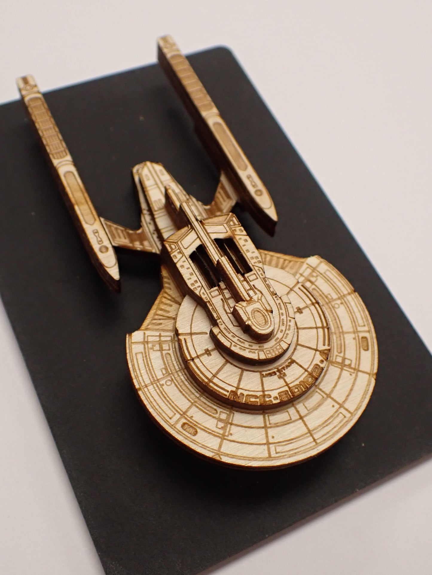 USS Titan-A - Wood Mini Plaque