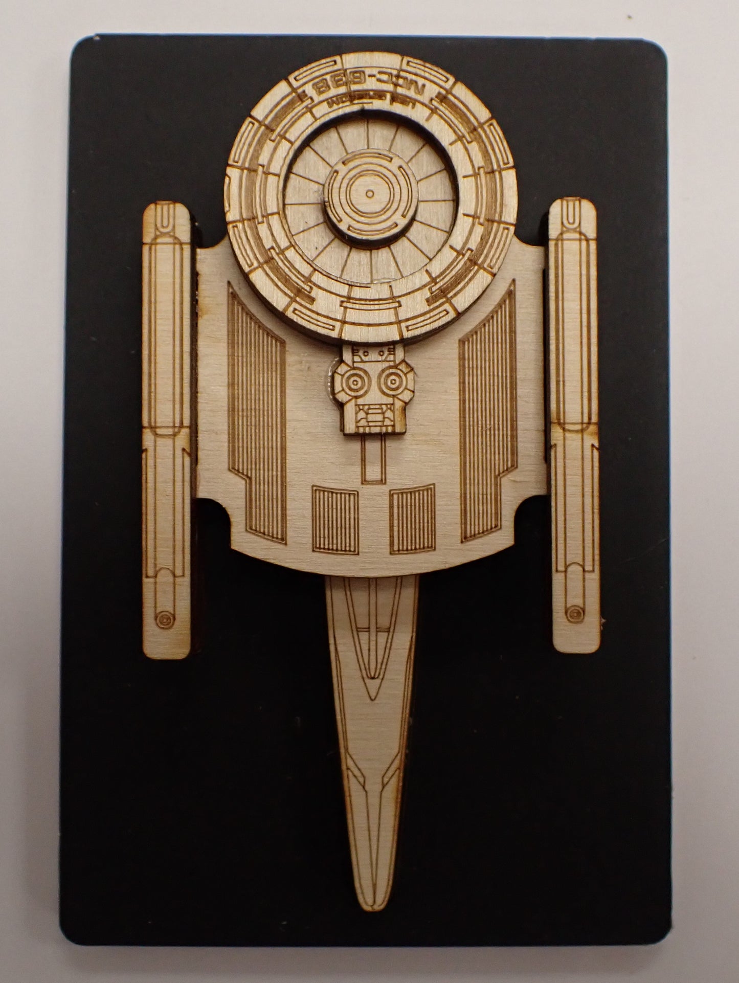 Oberth Class - Wood Mini Plaque