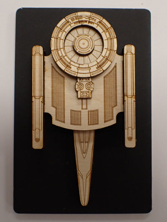 Oberth Class - Wood Mini Plaque
