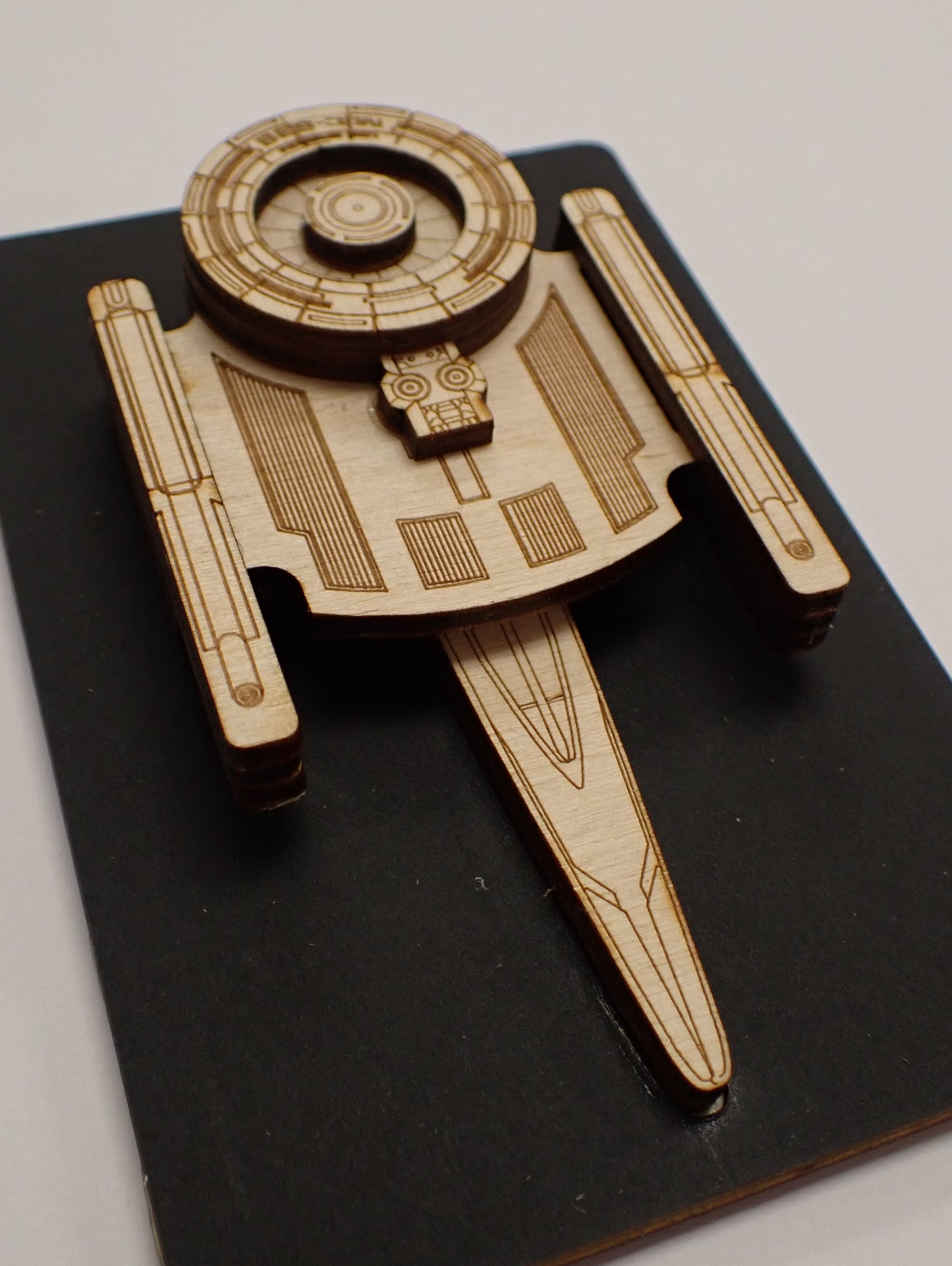 Oberth Class - Wood Mini Plaque