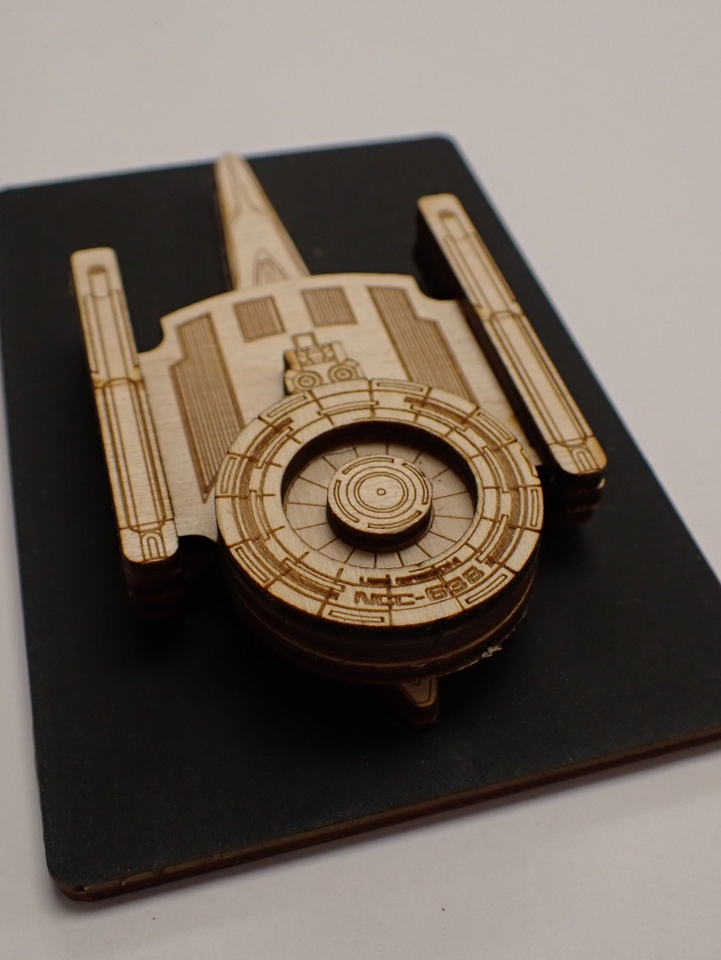 Oberth Class - Wood Mini Plaque
