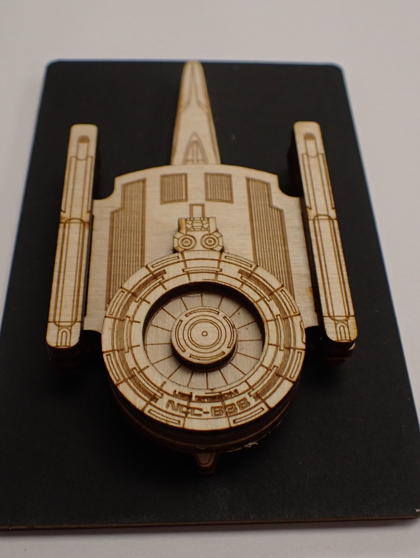 Oberth Class - Wood Mini Plaque