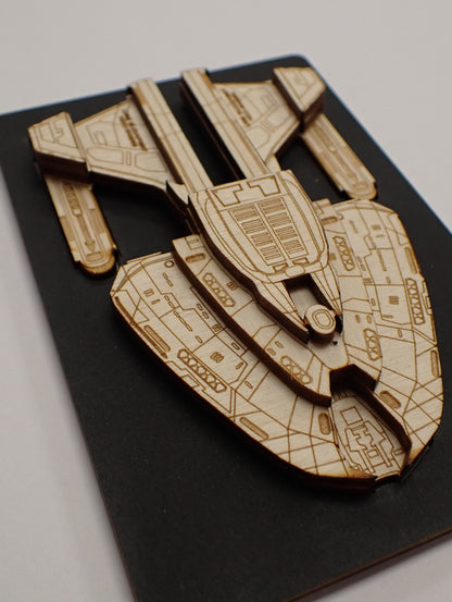 Norway Class - Wood Mini Plaque
