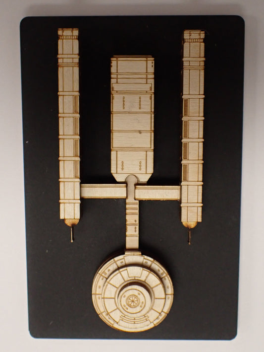 Daedalus Class - Wood Mini Plaque