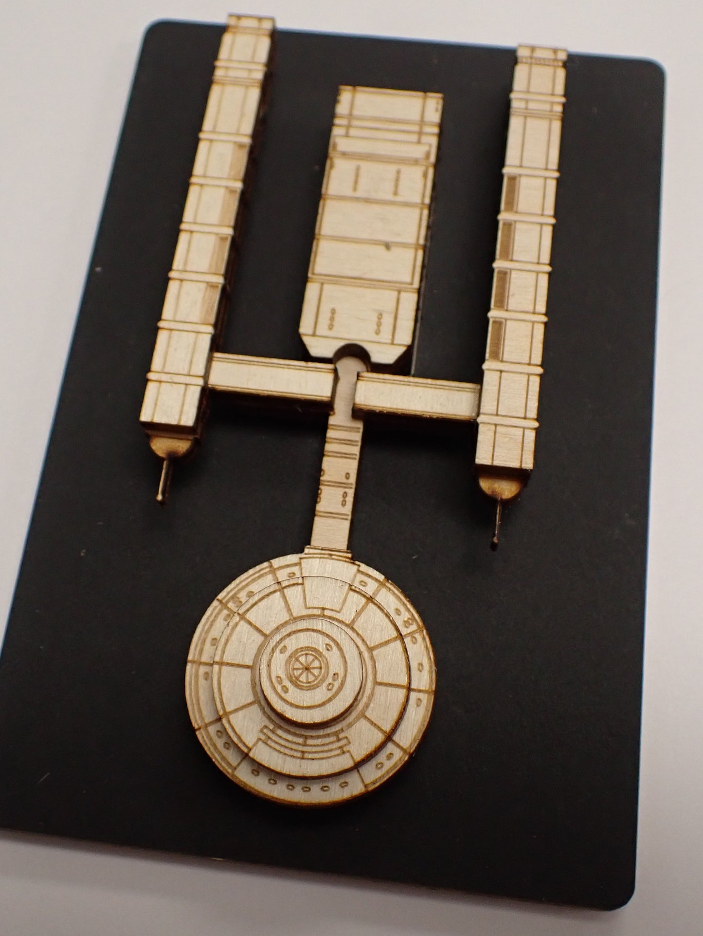 Daedalus Class - Wood Mini Plaque