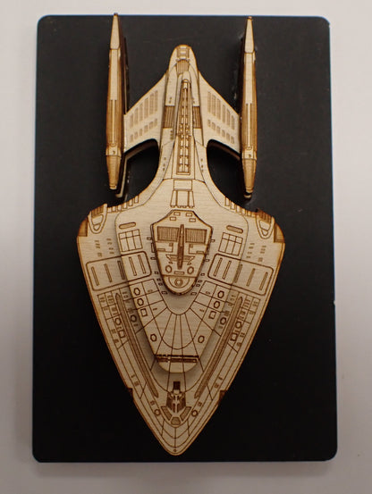 Prometheus Class - Wood Mini Plaque
