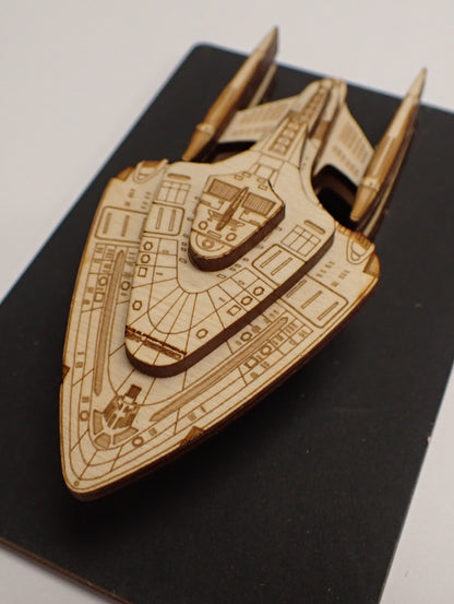 Prometheus Class - Wood Mini Plaque