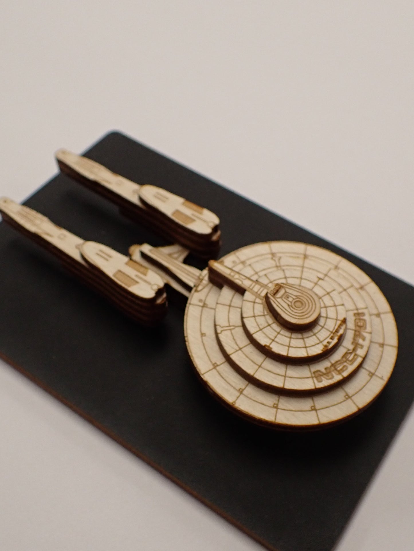 USS Enterprise (Kelvinverse) - Wood Mini Plaque