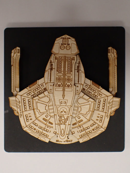 Sabre Class - Wood Mini Plaque