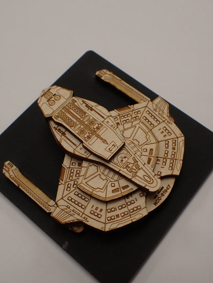 Sabre Class - Wood Mini Plaque