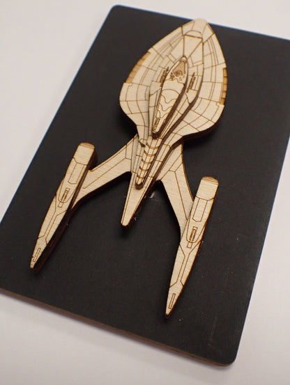 USS Protostar - Wood Mini Plaque