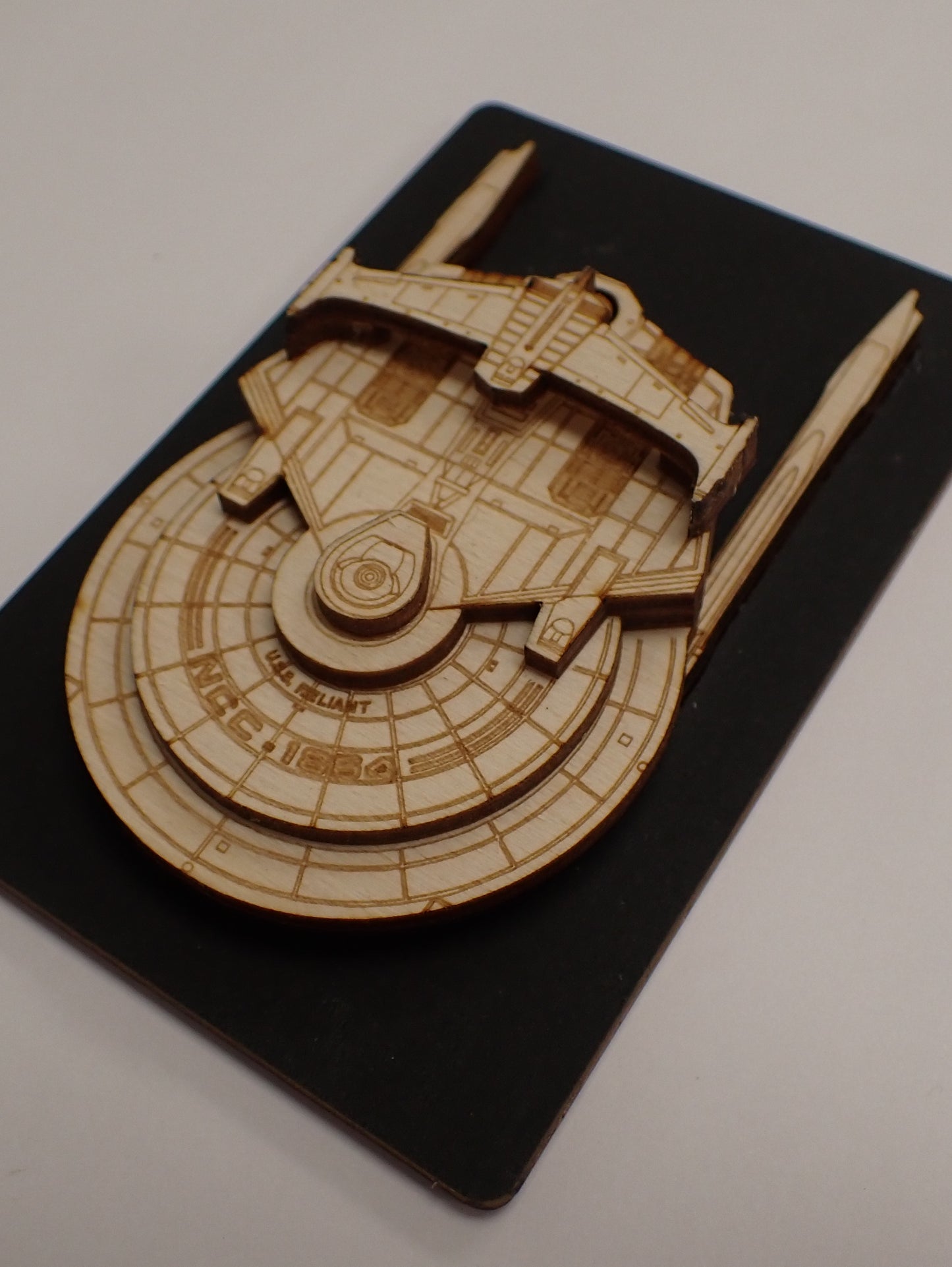 Miranda Class - Wood Mini Plaque
