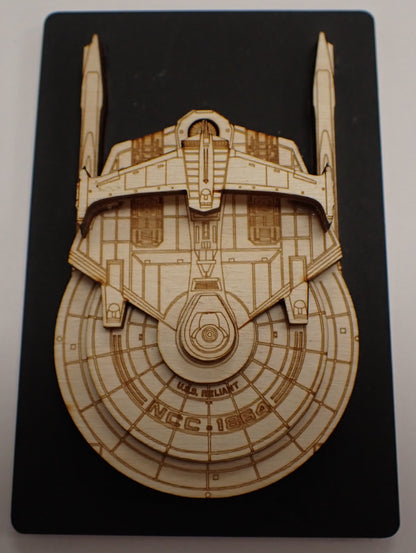 Miranda Class - Wood Mini Plaque