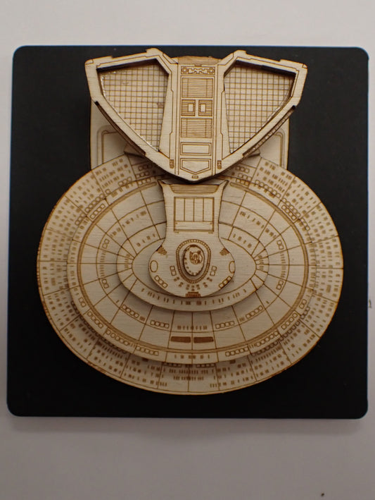 Nedbula Class - Wood Mini Plaque
