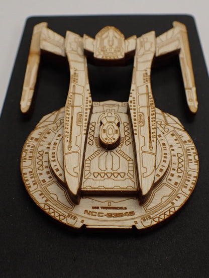 Akira Class - Wood Mini Plaque