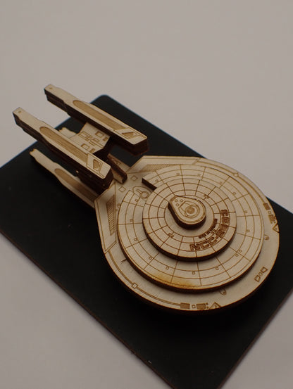 Constellation Class - Wood Mini Plaque