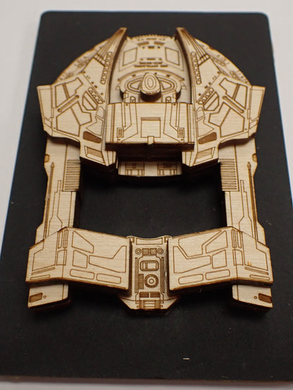 Steamrunner Class - Wood Mini Plaque
