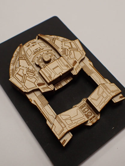Steamrunner Class - Wood Mini Plaque