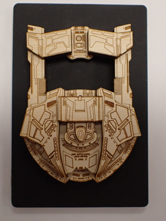 Steamrunner Class - Wood Mini Plaque