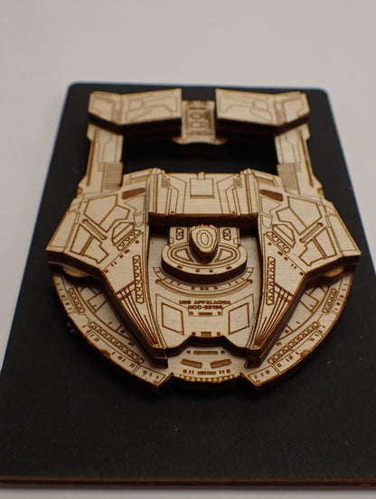 Steamrunner Class - Wood Mini Plaque