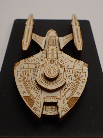 Nova Class - Wood Mini Plaque