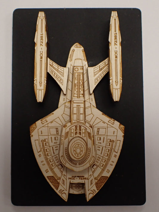Nova Class - Wood Mini Plaque