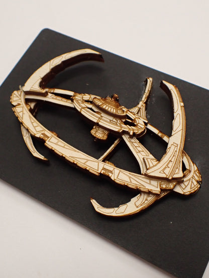 Deep Space Nine - Wood Mini Plaque