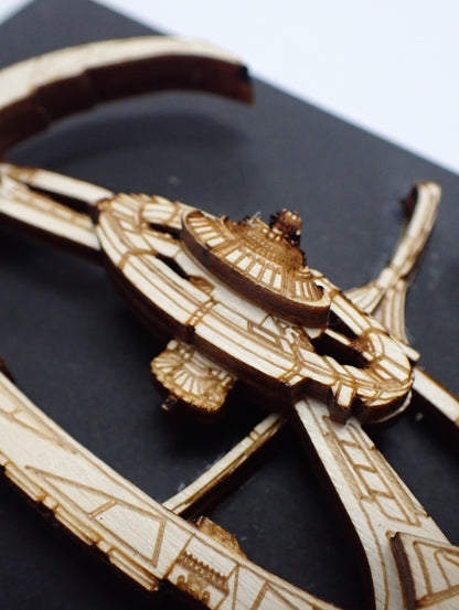 Deep Space Nine - Wood Mini Plaque