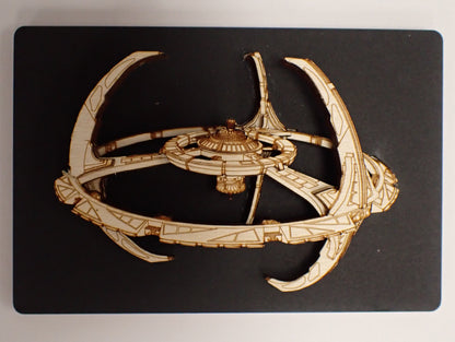 Deep Space Nine - Wood Mini Plaque