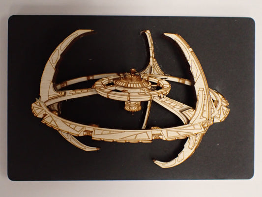 Deep Space Nine - Wood Mini Plaque