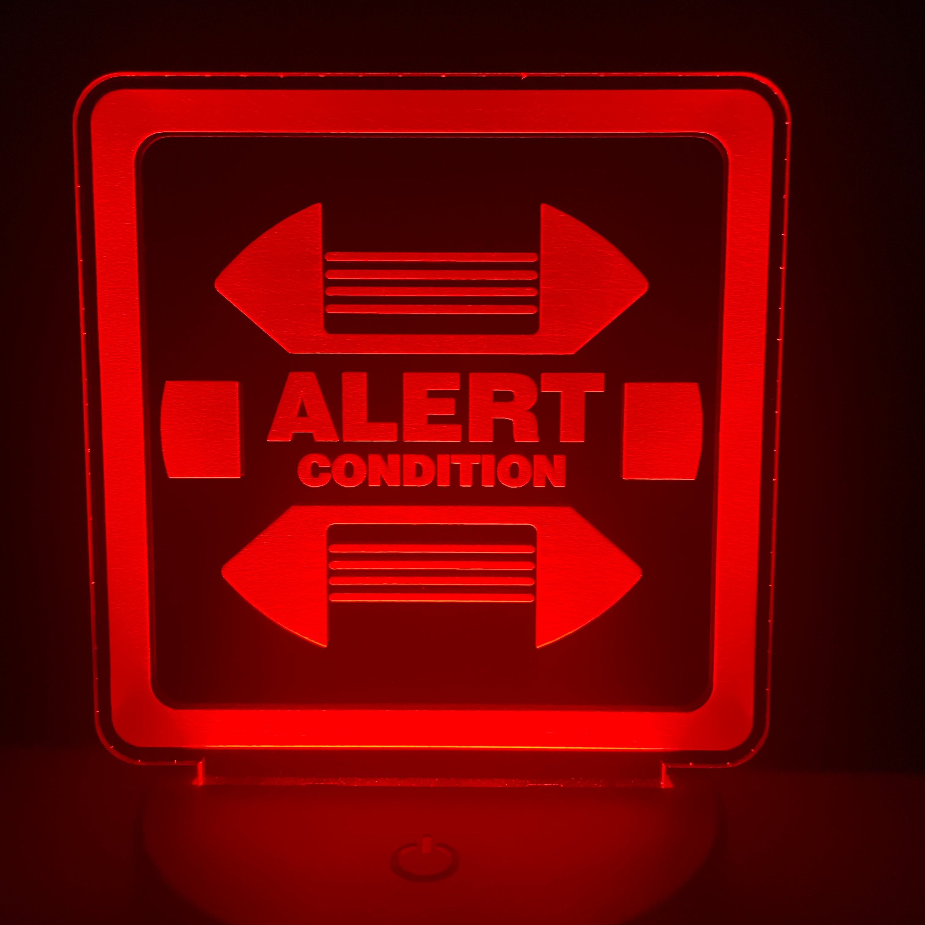 Autoalert Red Red Alert - Plaque LED – TREKATECTURE
