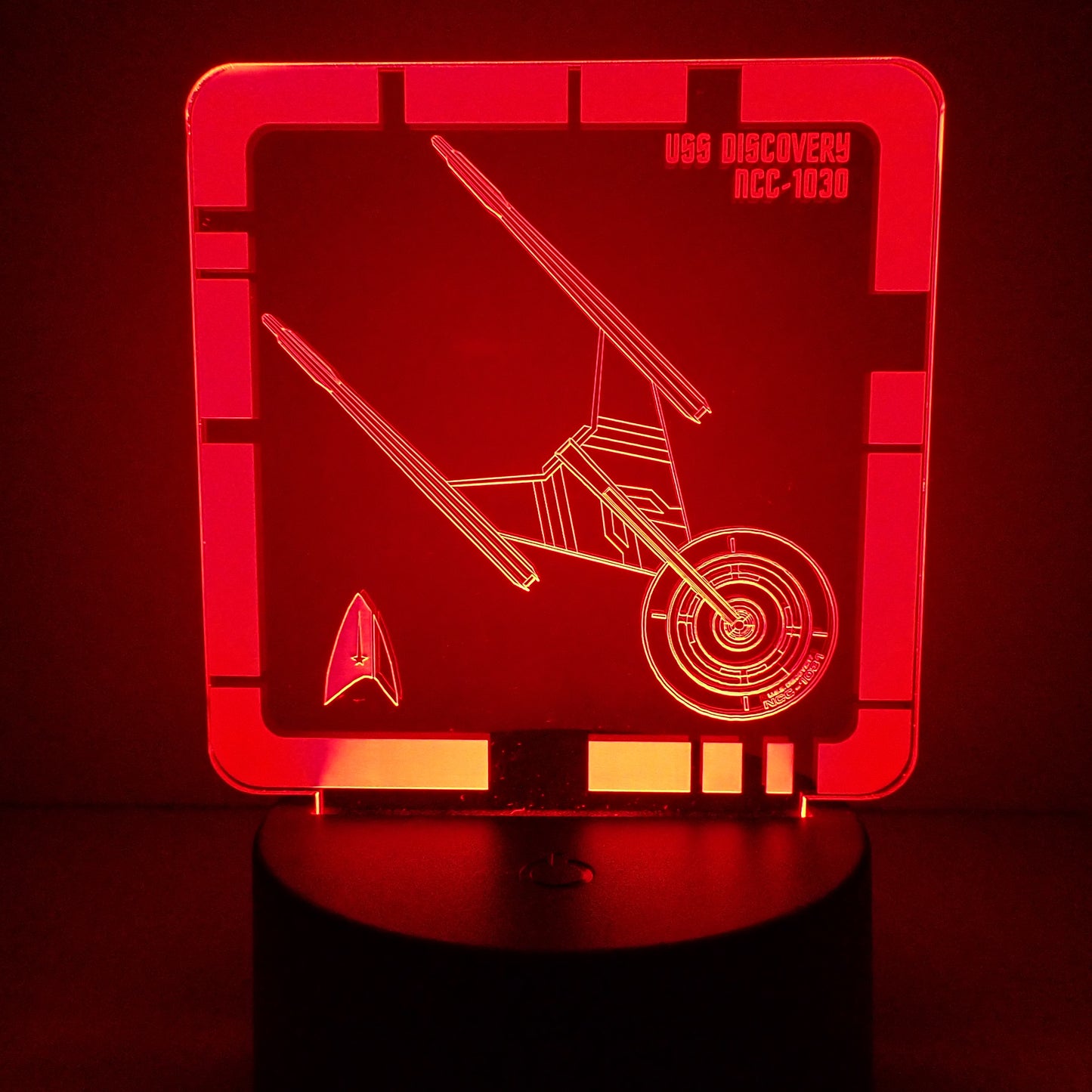 USS Discovery  - Plaque LED