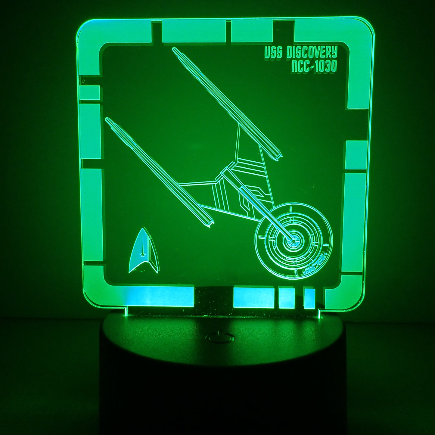 USS Discovery  - Plaque LED