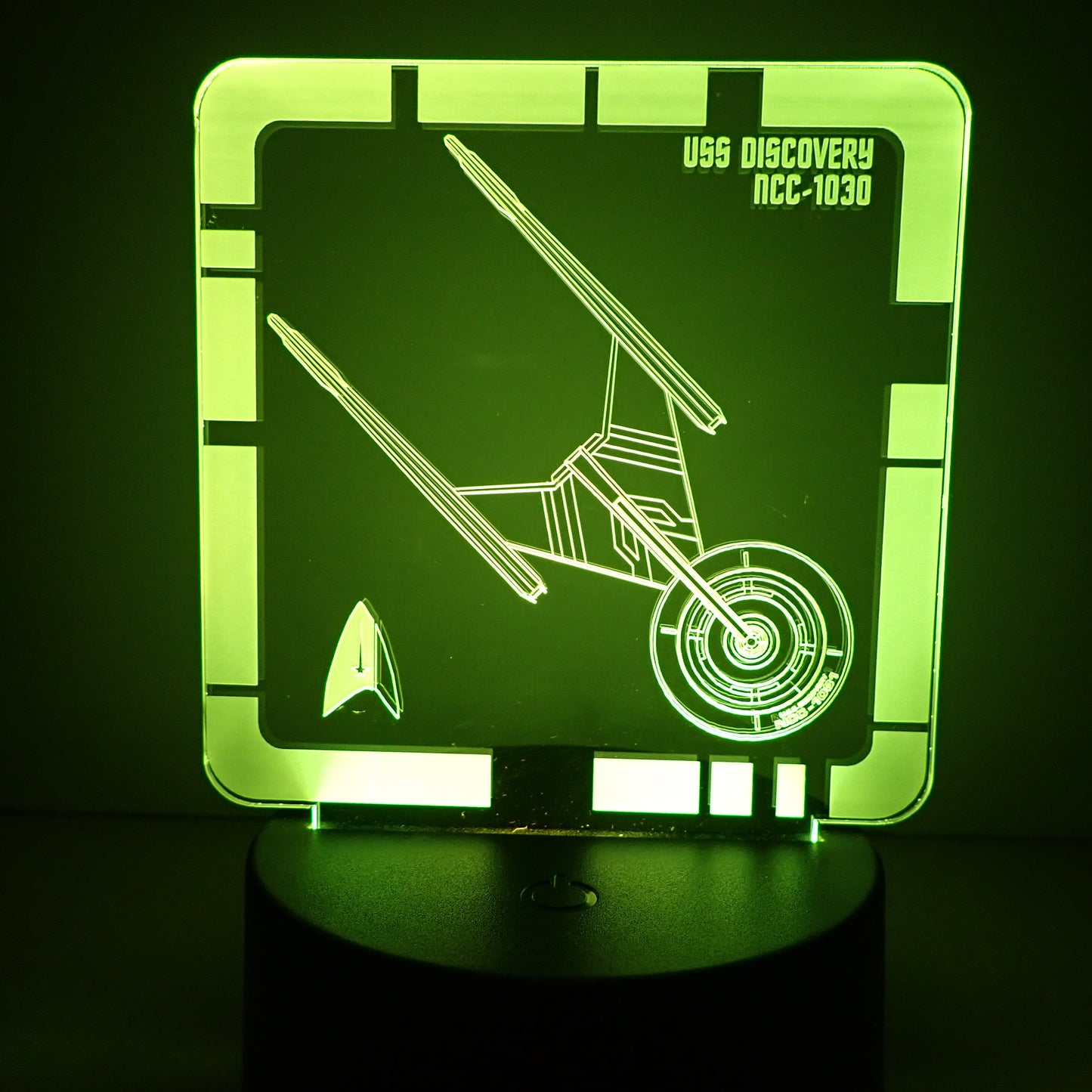 USS Discovery  - Plaque LED