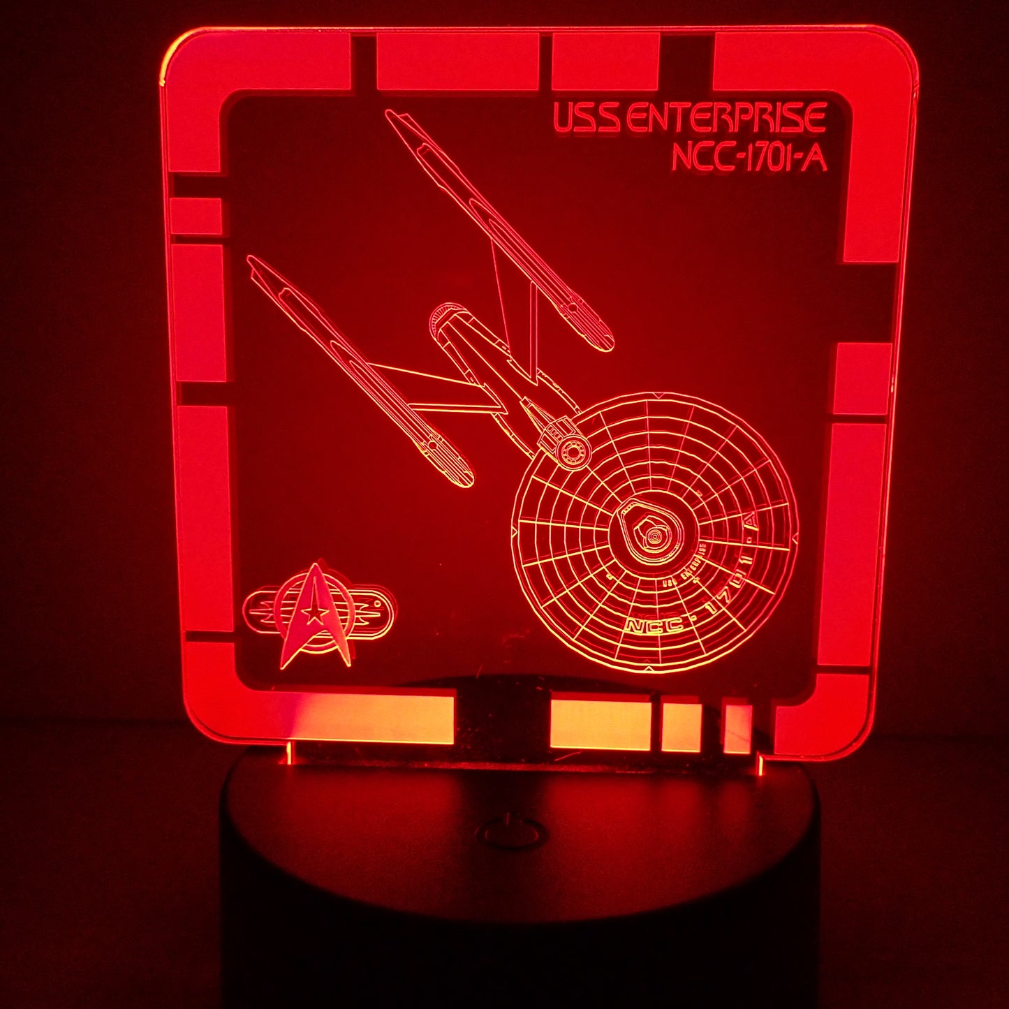 USS Enterprise NCC-1701-A - Plaque LED