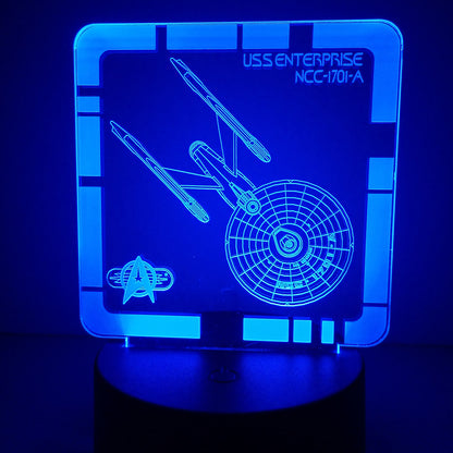 USS Enterprise NCC-1701-A - Plaque LED