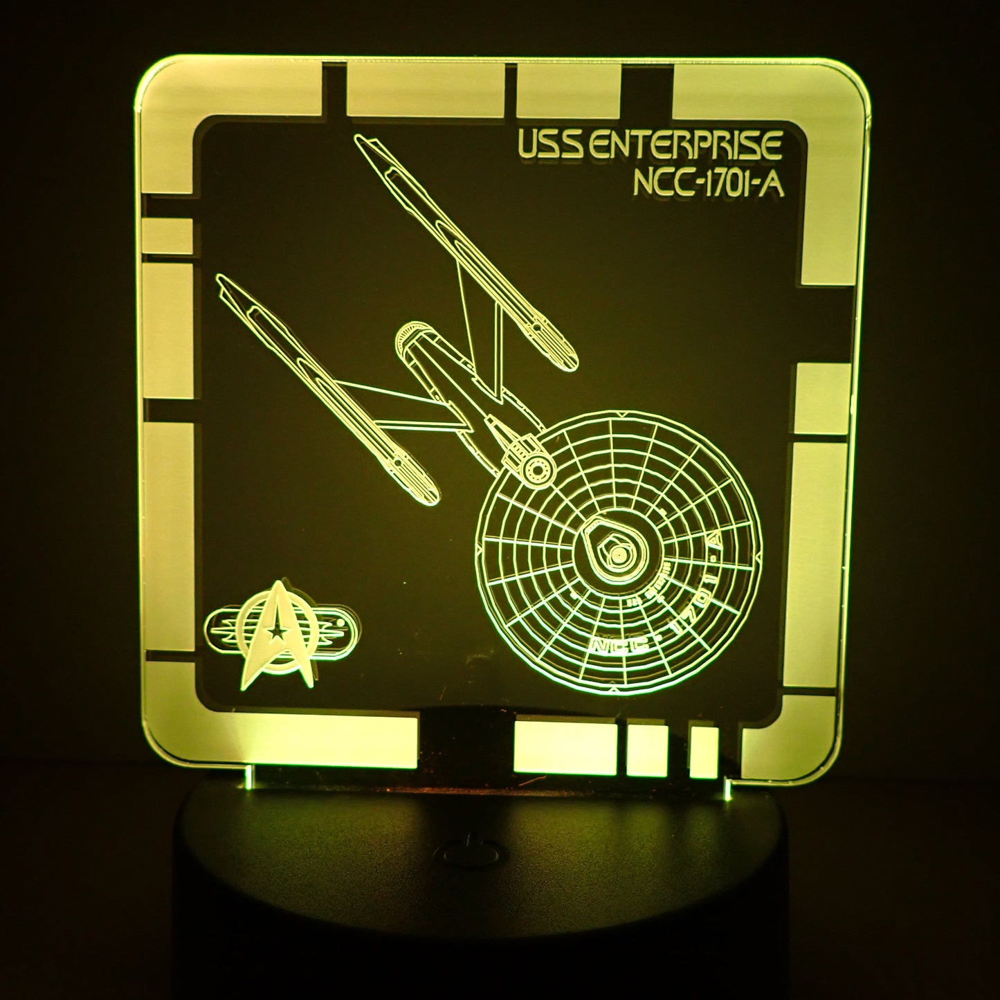 USS Enterprise NCC-1701-A - Plaque LED