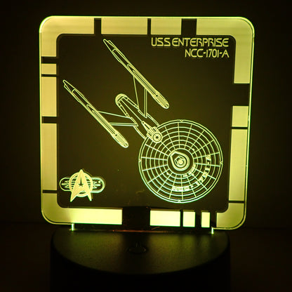 USS Enterprise NCC-1701-A - Plaque LED