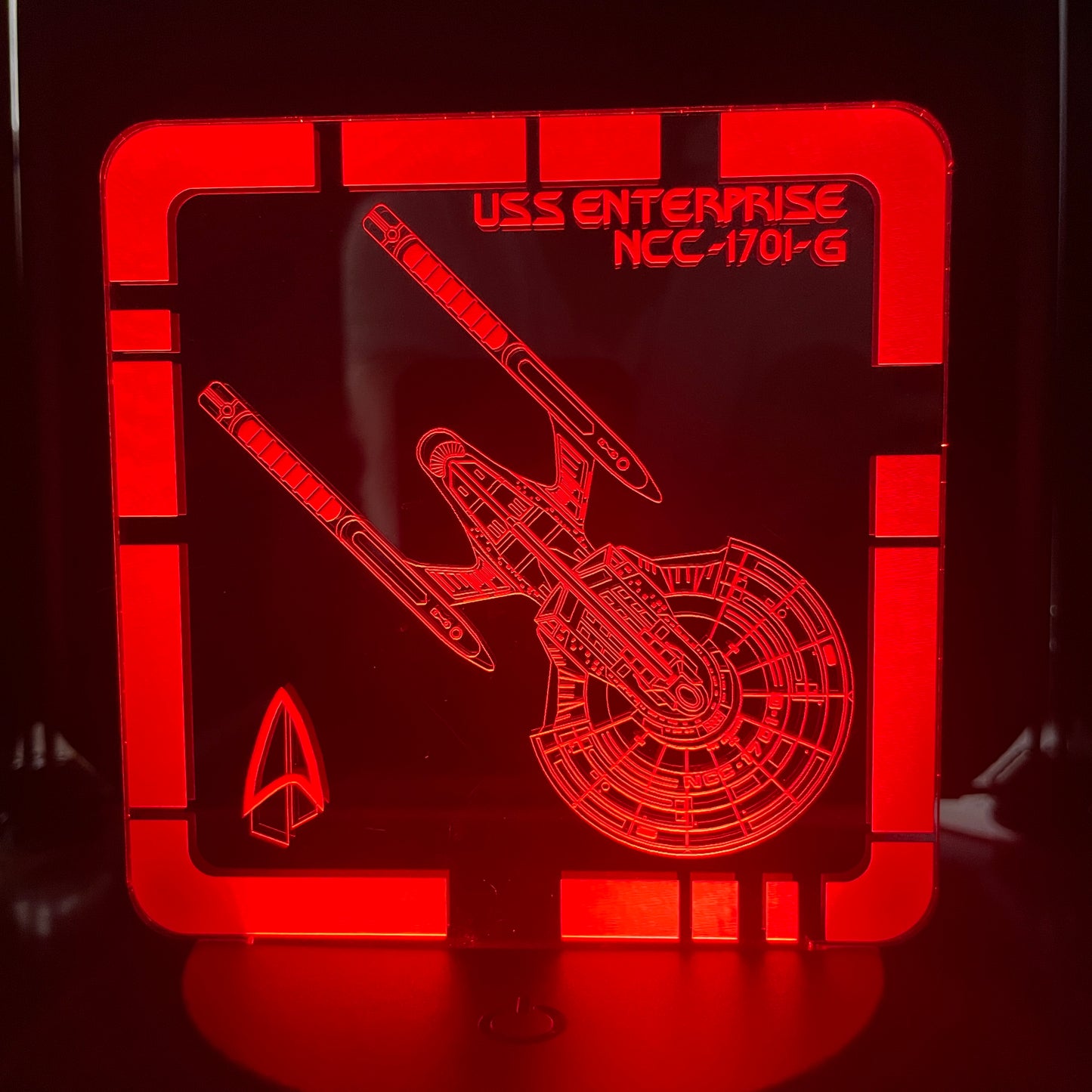 USS Enterprise NCC-1701-G - Plaque LED