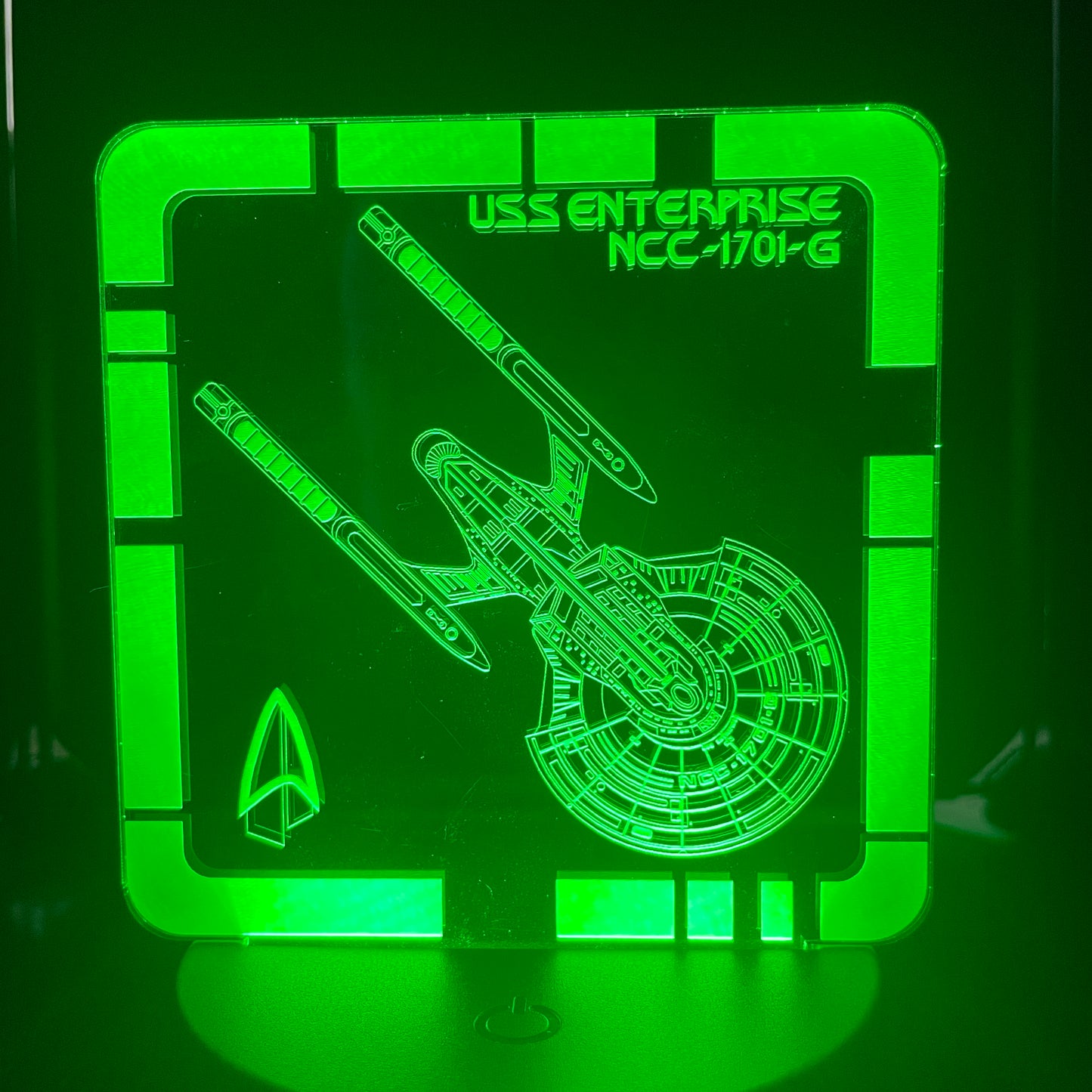 USS Enterprise NCC-1701-G - Plaque LED