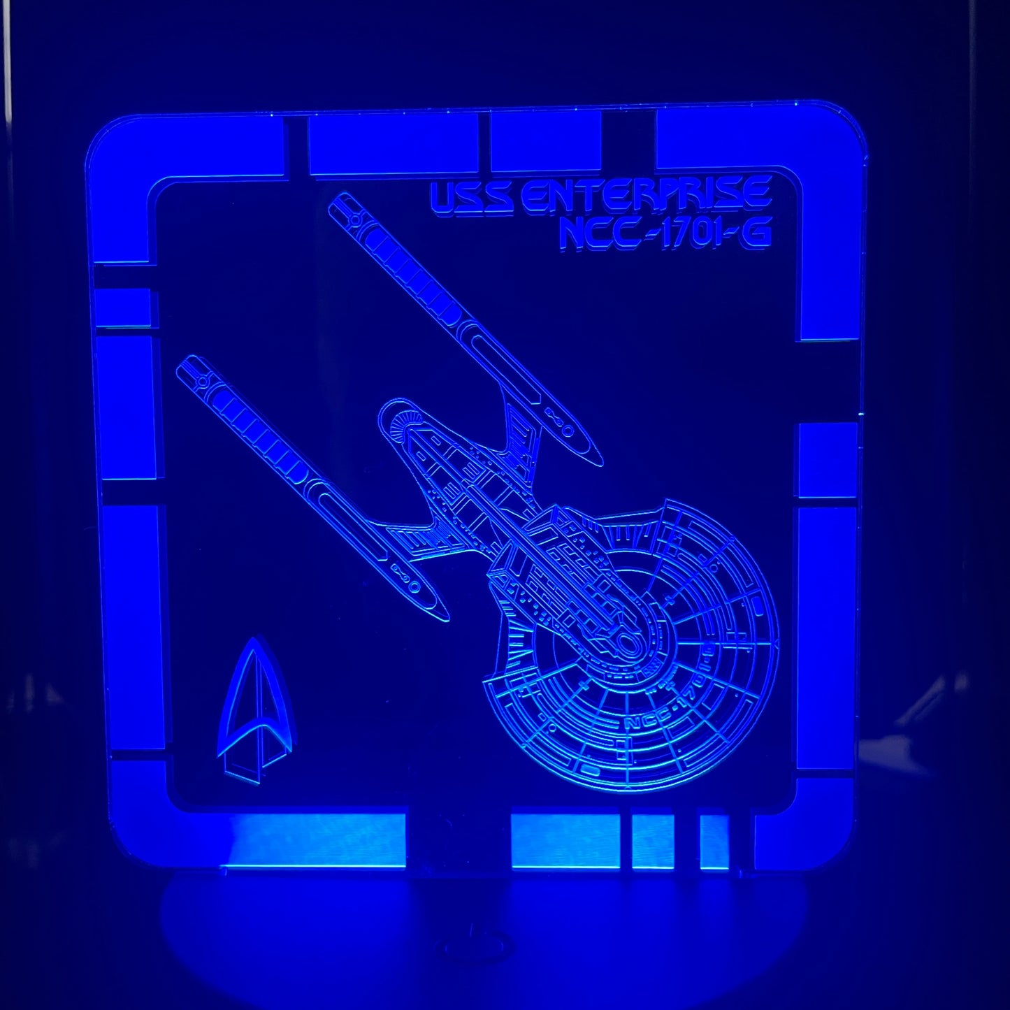 USS Enterprise NCC-1701-G - Plaque LED