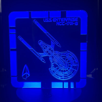 USS Enterprise NCC-1701-G - Plaque LED