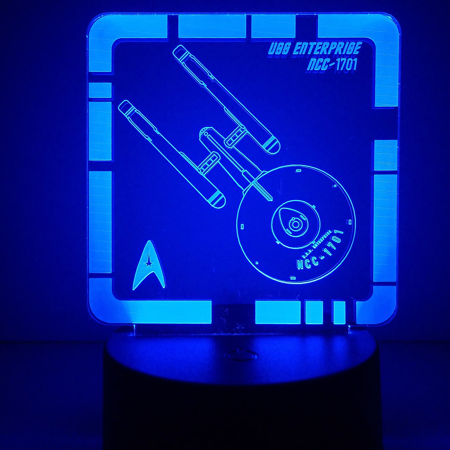 USS Enterprise NCC-1701 - Plaque LED